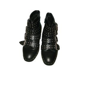 Mossimo Studded Ankle Boots Zip up closure For Woman.